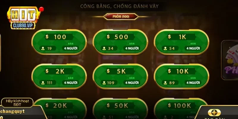 Trải nghiệm đánh bài trên cổng game